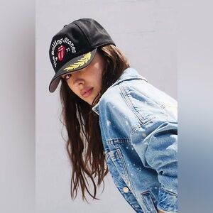 NWT Free People x American Needle Rolling Stones Trucker Hat
